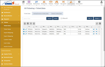 Oil Ticketing